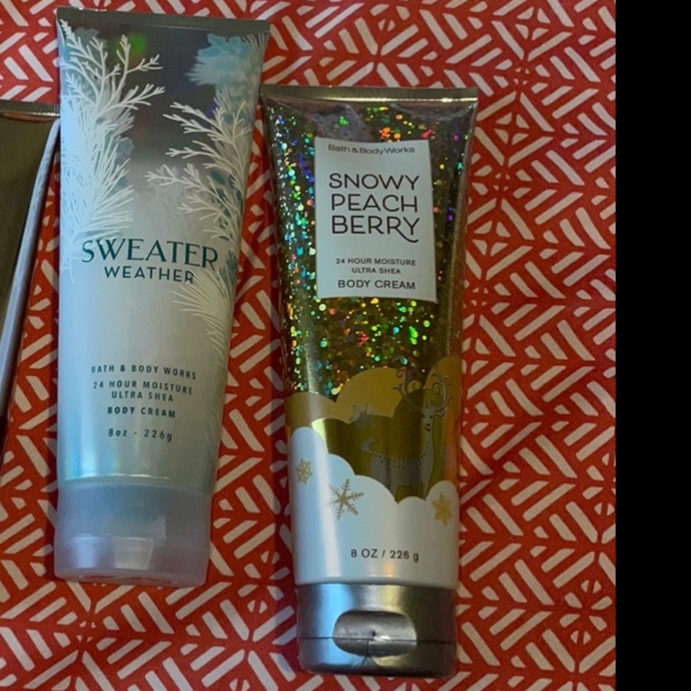 Bath and Body Works body cream bundle